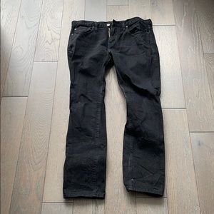 J. Crew black jeans 484 w33 l32